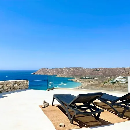 Elia House With Amazing View On The Beach Mykonos Villa Mykonos Town