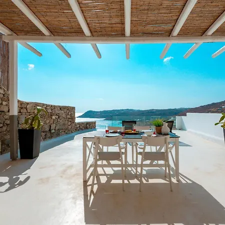 Elia House With Amazing View On The Beach Mykonos Villa Mykonos Town