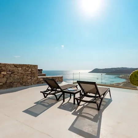 Elia House With Amazing View On The Beach Mykonos Villa