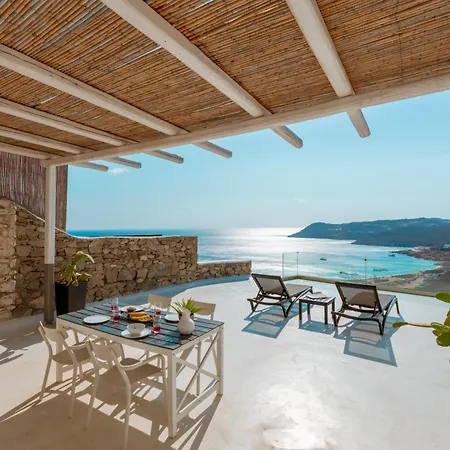 Villa Elia House With Amazing View On The Beach Mykonos *