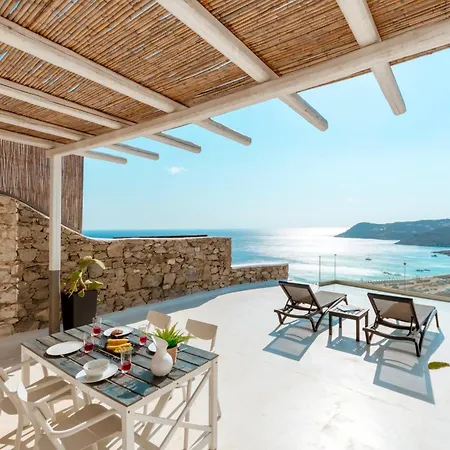 Elia House With Amazing View On The Beach Mykonos Villa *
